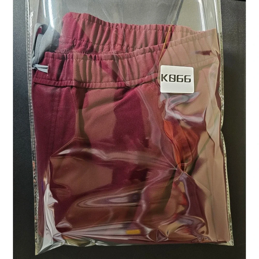FIGS Technical Collection Burgundy Jogger Scrub Pants Mens L MXXSW2004
